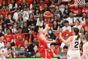 爱游戏官网:“双塔”闪光 中国女篮热身赛击败日本队